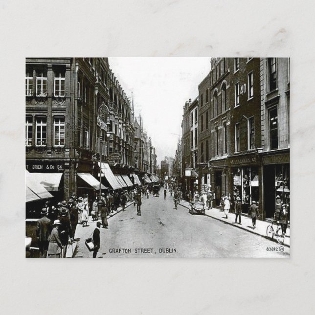 Carte Postale Old Postcard - Grafton Street, Dublin (Devant)