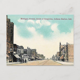Carte Postale Old Postcard - Indiana Harbour, Indiana, États-Uni