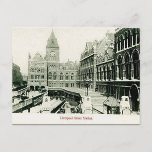 Carte Postale Old Postcard - Liverpool St Station, Londres