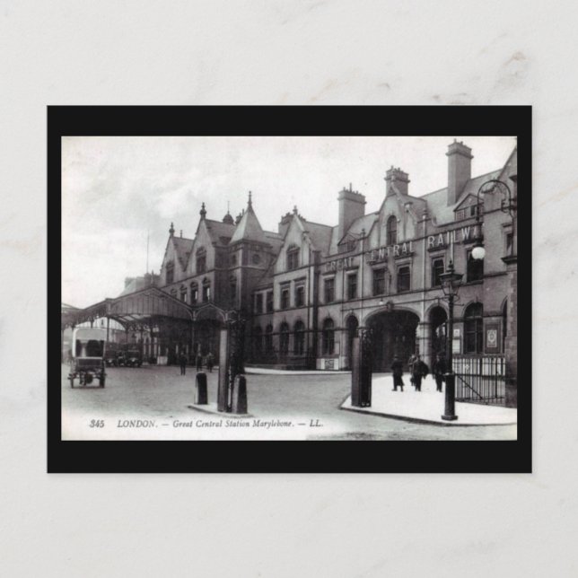 Carte Postale Old Postcard - Marylebone Station, Londres (Devant)