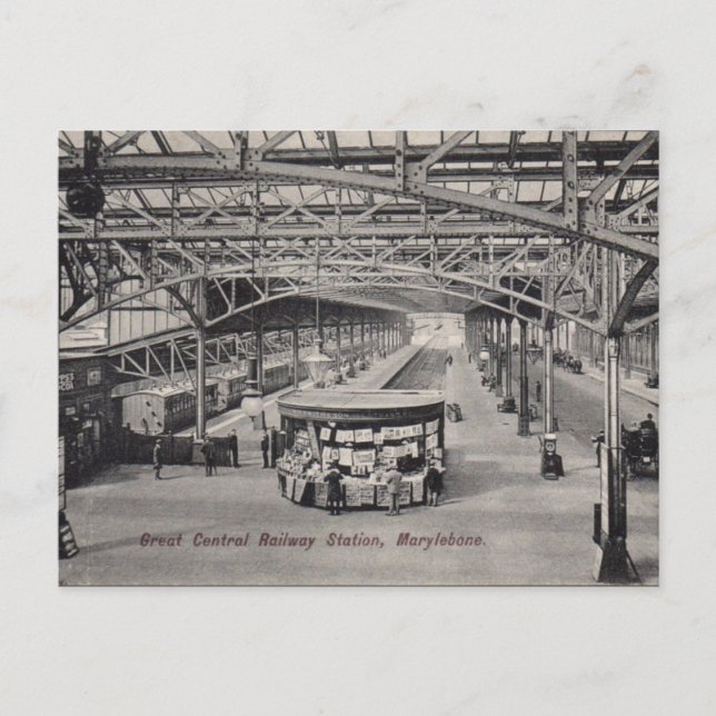 Carte Postale Old Postcard - Marylebone Station, Londres (Devant)