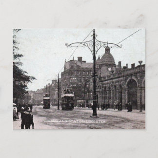 Carte Postale Old Postcard - Midland Station, Leicester