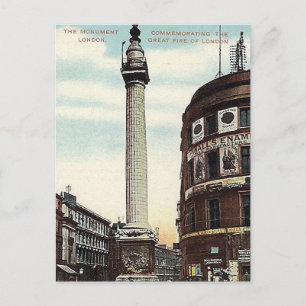 Carte Postale Old Postcard - Monument, City of London