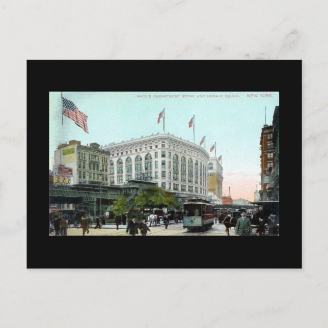 Carte Postale Old Postcard, New York City, Macy's (Devant)