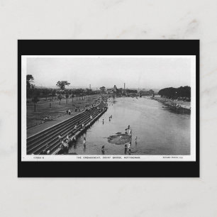 Carte Postale Old Postcard - Nottingham, Trent Bridge