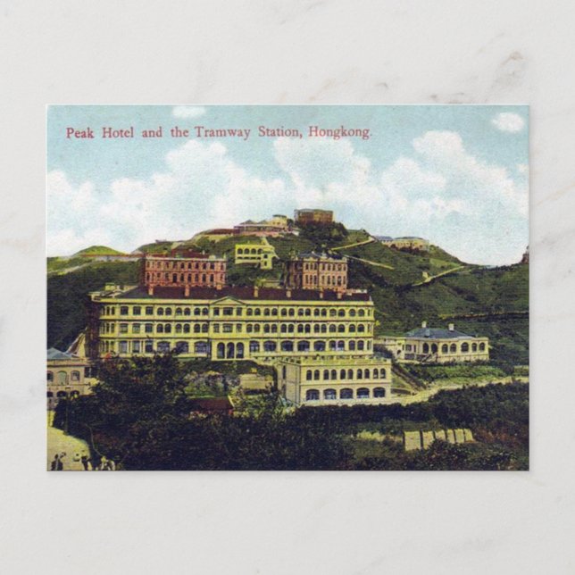 Carte Postale Old Postcard - Peak Hotel and Tramway Station (Devant)