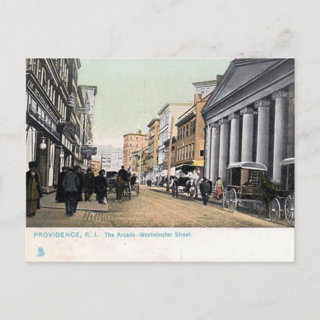 Carte Postale Old Postcard - Providence, Rhode Island, États-Uni (Devant)