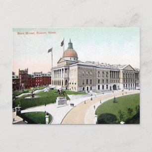 Carte Postale Old Postcard - State House, Boston, messe
