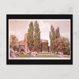 Carte Postale Old Postcard, Stratford-upon-Avon, Theatre Gardens