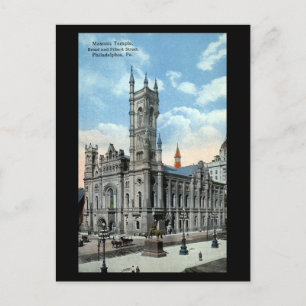 Carte Postale Old Postcard - Temple maçonnique, Philadelphie PA