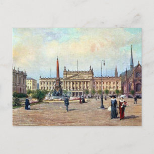 Carte Postale Old Postcard - Université de Leipzig