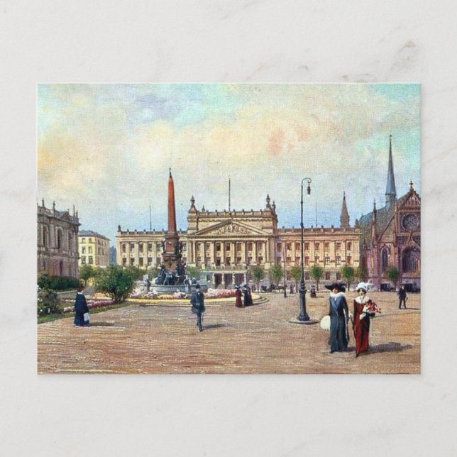 Carte Postale Old Postcard - Université de Leipzig (Devant)