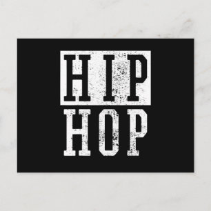 Carte Postale Old school 90 s Nineties Hip Hop Rap Damiseta