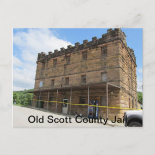 Carte Postale Old Scott County Jail à Huntsville, TN