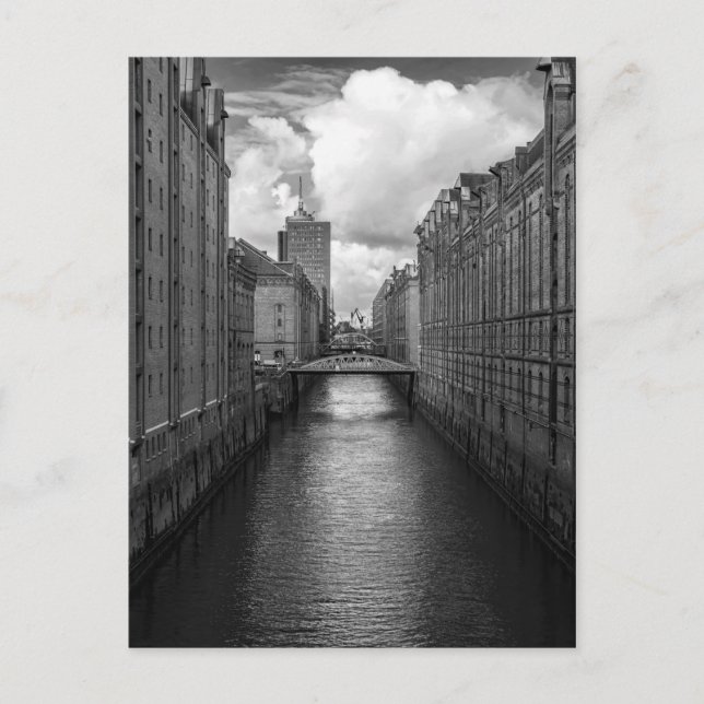 Carte Postale Old Speicherstadt Hambourg (Devant)