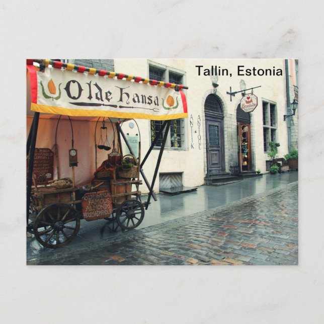 Carte Postale Old Talllin, Estonia (Devant)