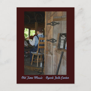 Carte Postale Old Time Music ~ The Fiddler