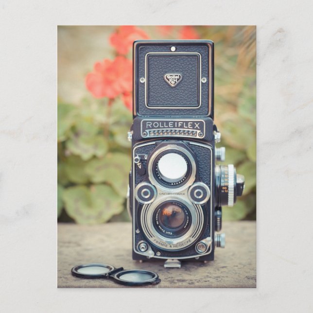 Carte Postale Old twin lens camera (Devant)