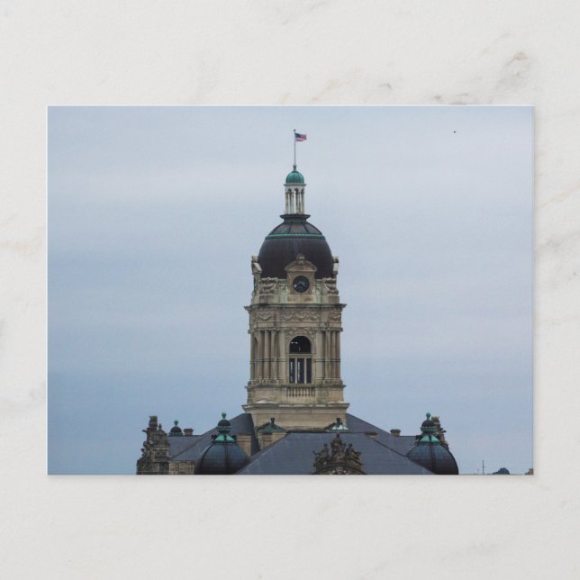 Carte Postale Old Vanderburgh County Courthouse, Evansville, IN (Devant)