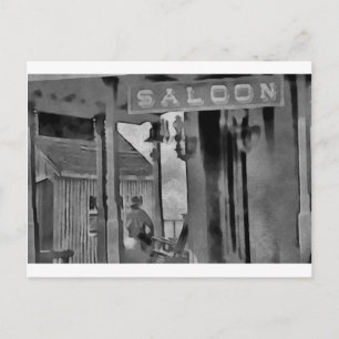 Carte Postale Old West Saloon