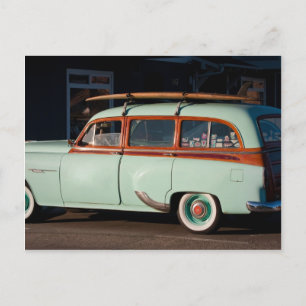 Carte Postale Old Woody Pontiac