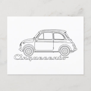 Carte Postale Oldtimer Cinquecento Der PUCH 500
