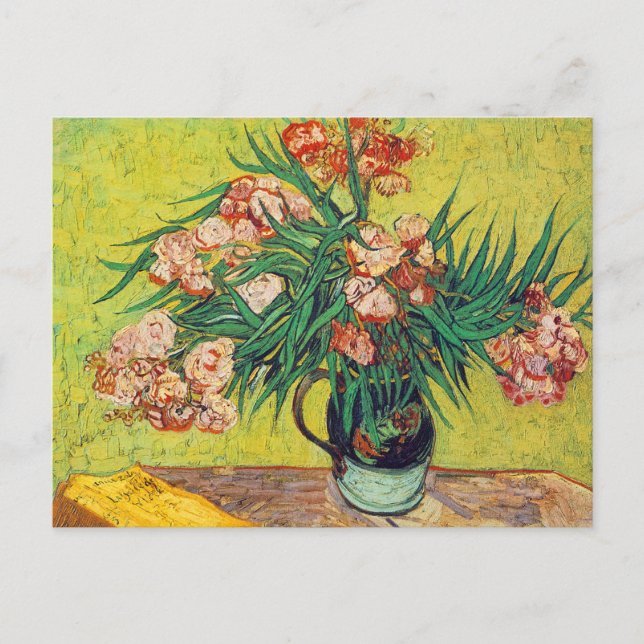 Carte Postale Oleanders Imprimer par Vincent van Gogh (Devant)