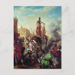 Carte Postale Olinda et Sophronie sur la Pyre