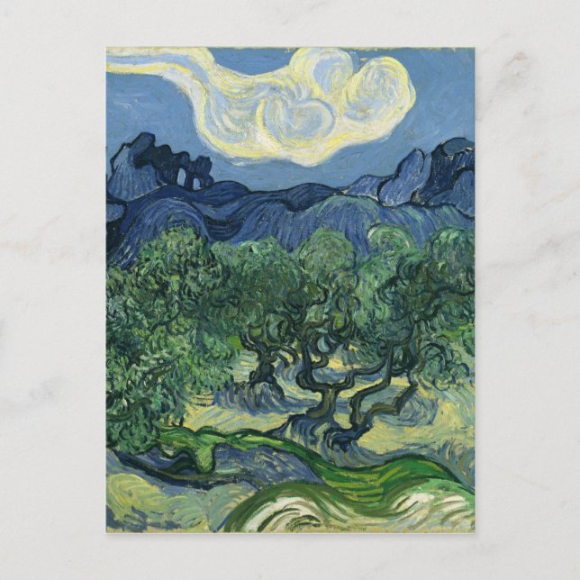 Carte Postale Olive Trees par Van Gogh (Devant)