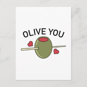 Carte Postale Olive You