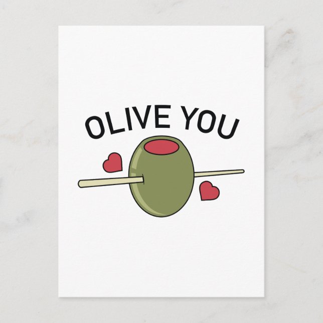Carte Postale Olive You (Devant)