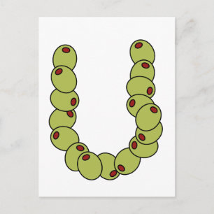 Carte Postale Olive You "Je t'aime"