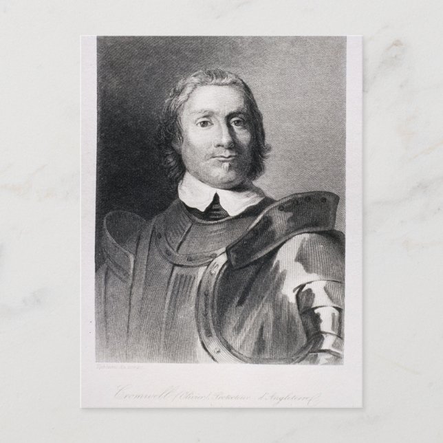 Carte Postale Oliver Cromwell, Lord Protector of England (Devant)