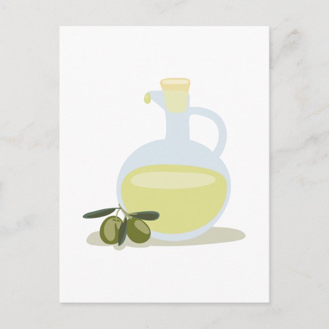 Carte Postale Olives et huile (Devant)