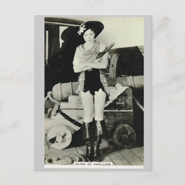 Carte Postale Olivia de Haveilland (Devant)
