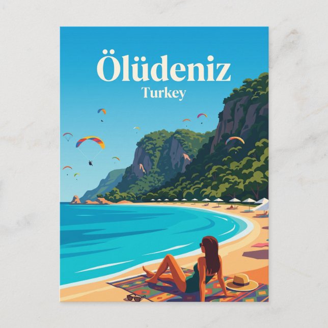 Carte Postale Ölüdeniz Turquie (Devant)