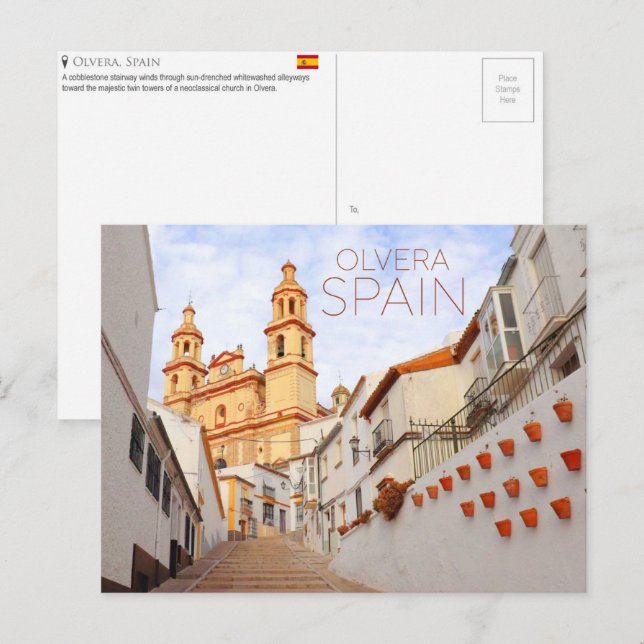 Carte Postale Olvera, Spain Travel Postcard (Devant / Derrière)