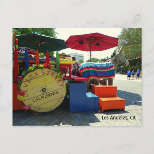 Carte Postale Olvera Street, Los Angeles Postcard !