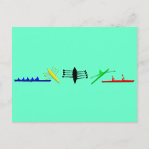 Carte Postale Olympia Mens Athlete Railleur Femme Sports