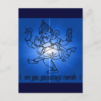 Carte Postale Om-Gan-Ganpataye-Namah