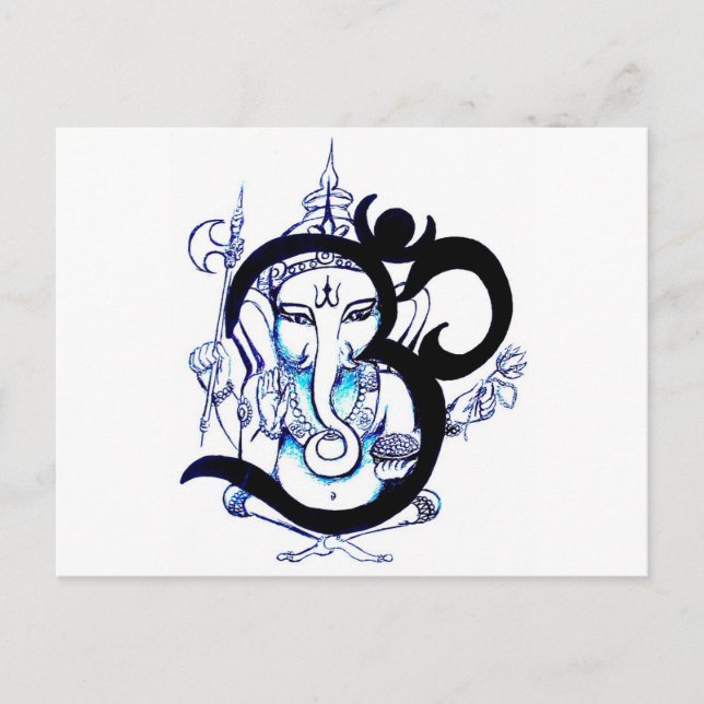 Carte Postale OM - Ganesha (Devant)