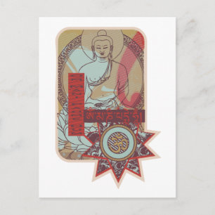 Carte Postale Om Mani Padme Hum Vintage