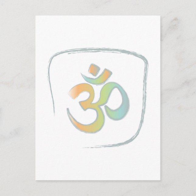 Carte Postale Om ou Aum (Devant)