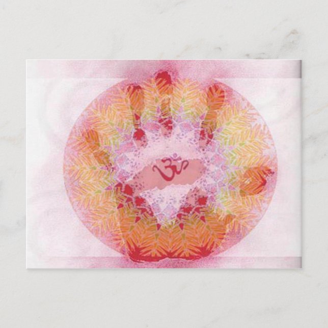 Carte postale Om Symbole (Devant)