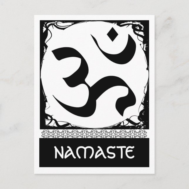 Carte postale Om Yoga (Devant)