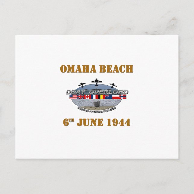 Carte Postale Omaha Beach 6 juin 1944 (Devant)