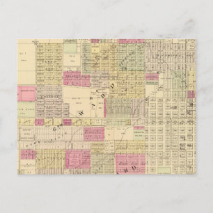 Carte Postale Omaha Centre, Nebraska