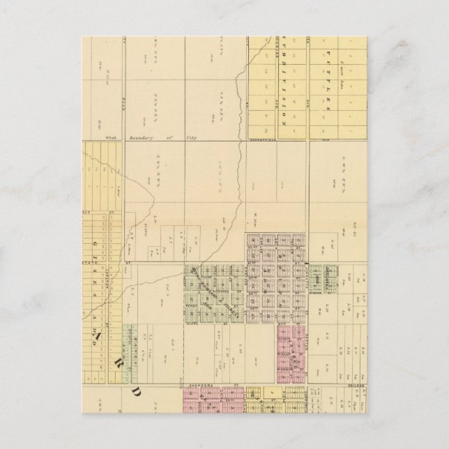 Carte Postale Omaha Nord, Nebraska (Devant)