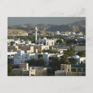 Carte Postale Oman, Mascate, Qurm. Bâtiments de la zone de Qurm