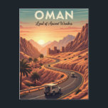 Carte Postale Oman Sunset Travel<br><div class="desc">Oman, situé sur la côte sud-est de la péninsule arabique, est un pays où les traditions anciennes rencontrent une beauté naturelle saisissante. Bordé par les Emirats Arabes Unis, l'Arabie Saoudite et le Yémen, et bordé de côtes à la fois sur la mer d'Oman et le golfe d'Oman, il a longtemps...</div>